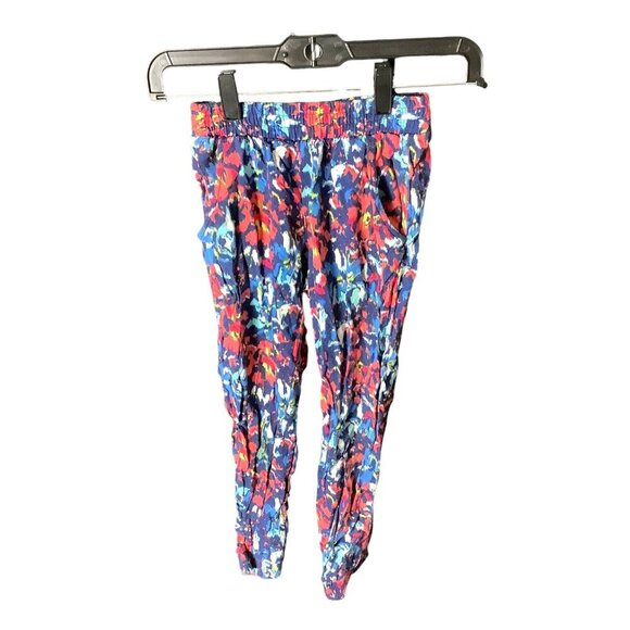 Children's Place Girls Multicolor Abstract Print Jogger Pants 5/6 Elastic Waist - Picture 6 of 6